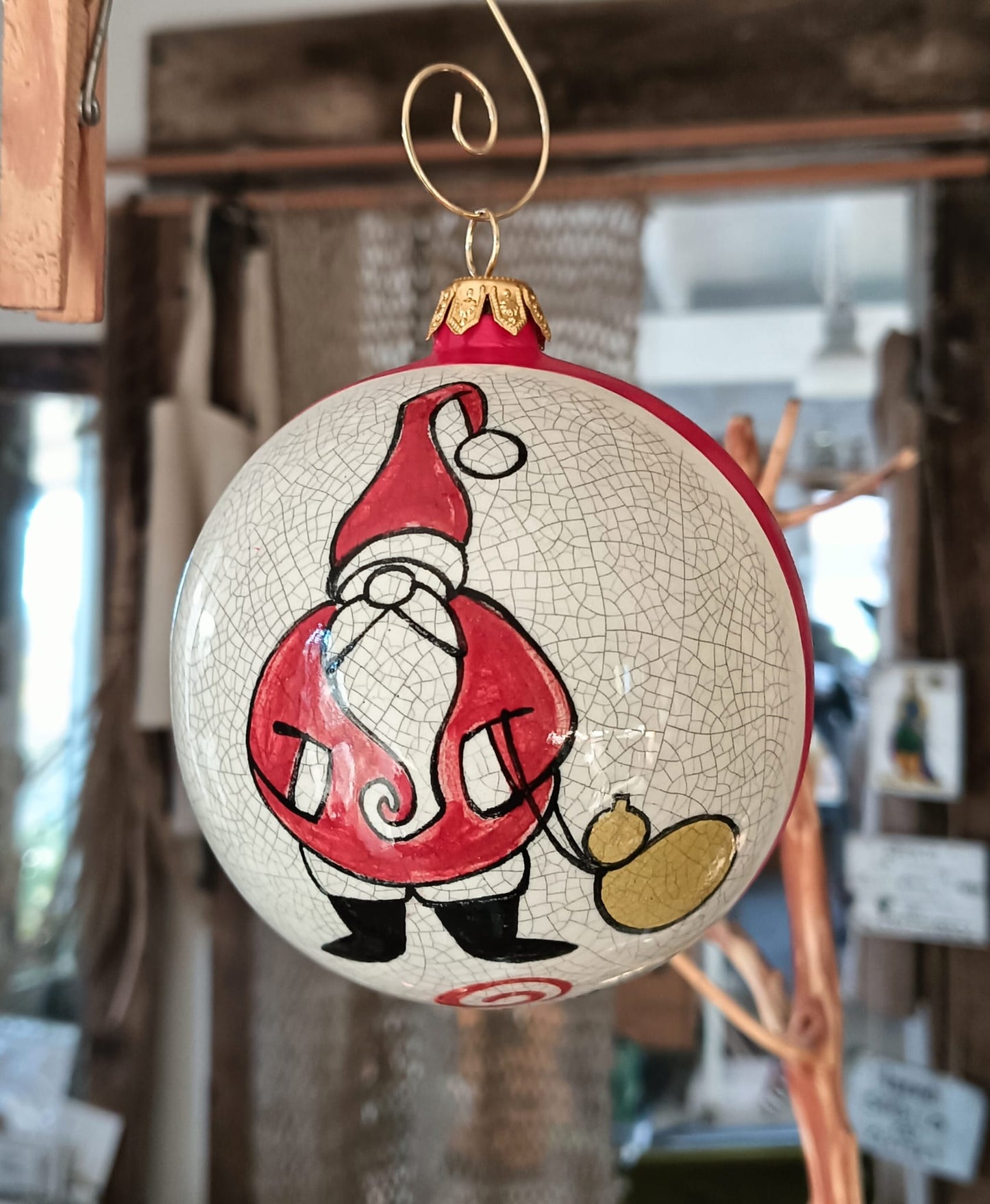 Palla di Natale - con Babbo Natale