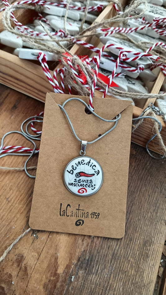 Ciondolo - benedica senza maluocchj